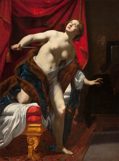 Suicide of Lucrece, c.1625 by Simon Vouet